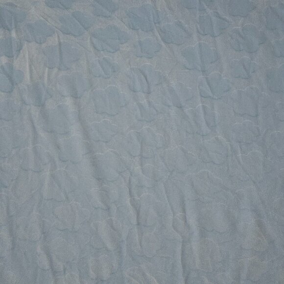 Clouds Blue Embossed Baby Blanket 29x39 Soft Fleece - Picture 3 of 7